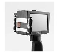 AUBEST 12.7mm / 25.4mm QR Barra de Lote Código Variable Fecha Número Logotipo Fecha de expiración Etiqueta Portátil Mano Jet Handheld Inkjet Impresora(12.7mm with 1 Ink)
