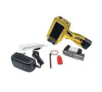 AUBEST 25.4mm Variable QR Bar Barras Código Fecha Número Logotipo Fecha de caducidad Etiqueta Portátil Mano Jet Handheld Thermal Inkjet Impresora(English with Ink)