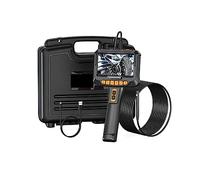 AUBEST Cámara de inspección, Cámara de rotación 360 Lente Dual Boroscopio de 5 Pulgadas 8.5mm 1m / 5m 1080P Cámara endoscópica Full HD for inspección de tuberías de Drenaje(5m)