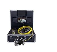 AUBEST Cámara de inspección, de cámara de inspección de tubería de Drenaje de alcantarillado de Cable de 50m con DVR, endoscopio de tubería Industrial Resistente al Agua con rotación de 360 Grados