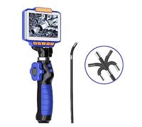 AUBEST Cámara de inspección, Pantalla IPS de 4,3 Pulgadas, 2MP, 1080P, 6mm, 2 vías, dirección de rotación de 180 Grados, endoscopio Industrial, inspección, microscopio, cámara(6mm)