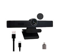 AUBEST Cámara Web, Cámara Web 4K 8MP EPTZ con Encuadre automático Cámara Web USB for PC con micrófonos y Altavoz Zoom Digital 5X Cámara Web EPTZ 120° FOV(1080P60fps Webcam)