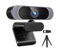 AUBEST Cámara Web, Webcam 4K 8MP HD Webcam con micrófono con cancelación de Ruido/Cubierta de privacidad/trípode Play USB Web Camera for reuniones de vídeo