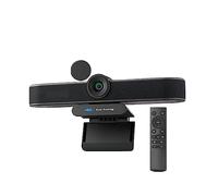 AUBEST Cámara Web, Webcam Conferencia Webcam 8MP 4X Zoom Digital con Encuadre automático en 2K USB PC Webcam for conferencias, transmisión en Vivo, grabación(B)