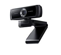 AUBEST Cámara Web, Webcam HDR 2K Webcam Business Computer Autofocus Camera 1080P 60FPS con micrófonos duales con cancelación de Ruido for videoconferencias