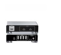 AUBEST Conmutador de vídeo, Conmutador KVM USB C a DP 8K 60 Hz 4K 144 Hz Conmutadores KVM Thunderbolt Tipo C con Controlador(with HDMI Cable)