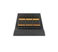 AUBEST Controlador DMX, Consola de Control de Luces de Escenario MA2 Fader Wing, Consola de iluminación LED DMX 512 for focos de Cabeza móvil PAR LED, Control de DJ(5pin)