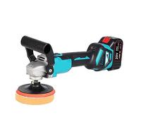 AUBEST Máquina pulidora eléctrica sin escobillas de 6 Engranajes, pulidora de Coche, Amoladora Angular, máquina de pulir Recargable for batería de 18V(Size:No Battery no Plug)