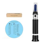 AUBEST Refractómetro, Refractómetro Casa Mascota Perro Gato Orina Proporción Proteína Suero Plasma Hemoglobina Herramientas Veterinarios