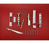 Aubi Siegenia Siegenia Si Juego de rodamientos de esquina EW001 / EB005 + cojinete de dirección LL300 + llave de ajuste con tapas blancas para reemplazar rodamientos de esquina defectuosos y cojinetes