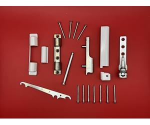 Aubi Siegenia Siegenia Si Juego de rodamientos de esquina EW001 / EB005 + cojinete de dirección LL300 + llave de ajuste con tapas blancas para reemplazar rodamientos de esquina defectuosos y cojinetes