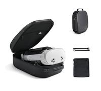 Aubika Funda de Transporte para Meta Quest 3S/Oculus Quest 3/Pico 4/Quest Pro/Vision Pro, Compatible con Auriculares Elite/Batería Strfap Accesorios, Estuche de Viaje rígido