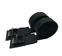 Aublinto - Correa de amarre resistente de 2,5 x 300 cm con hebilla de bloqueo de leva acolchada de goma para barras de techo de coche, kayak, canoa, tabla de surf