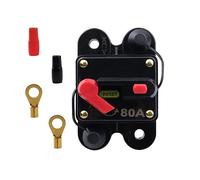 Aublinto interruptor 1 unidad 12V-24V para coche, barco marino, bicicleta, reinicio, sonido estéreo, disyuntor, disyuntor, disyuntor, portafusibles de 100 A, portafusibles de 12 v