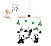 Aublinto Juguete musical móvil para bebés con figuras de punto, caja de música con música, fácil de instalar, móvil con música, colores suaves para bebés y niños a partir de 0 meses