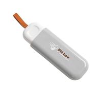 Aublinto Pastillero pequeño para viajes, para vitaminas, medicamentos, buen rendimiento de sellado, conservación de propiedades medicinales