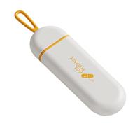 Aublinto Pastillero pequeño para viajes, para vitaminas, medicamentos, buen rendimiento de sellado, conservación de propiedades medicinales, vitaminas, aceite de pescado, medicamentos