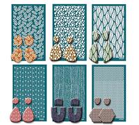 Aublinto Silkscreen Stencil Reusable Self-Adhesive Silk Screen Printing Sentiments Template Kit for Printing on Wood Fabric Paper Jewelry Earring Type 3#6