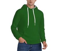 Aubnva Background St Patrick's Day Glitter Print Fashion Lightweight Men Hooded Pullover For Winter Autumn Spring Casual Home Wear, Negro, 4XL