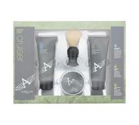 Aubusson Paris Cruiser 4 Piece Gift Set: Aftershave Balm 100ml - Cleanser 100ml - Soap 60g - Brush