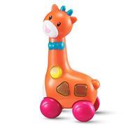 Auby Mon Sonajero Jirafa - Sonajeros y luces - Juguete para bebé 9 10 11 12 meses, juguete infantil 1 2 3 4 años, niño