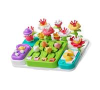 auby Stem Montessori 1-3 Años: 30+ Bloques, Laberinto & Jardín - Juguete Motricidad Fina para Niños 18+ Meses