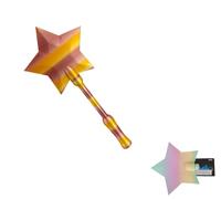 Aubzy Portatarjetas de Crédito Varita Mágica Estrella 3D para Pago sin Contacto, Portatarjetas NFC Creativo de PLA Alimentario, Varita de Pago Divertida para Raves, Fiestas y Uso Diario, Amarillo
