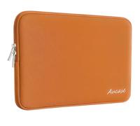 Aucase Funda de piel para laptop de 15.6 pulgadas, resistente al agua, para MacBook Air de 15 pulgadas, MacBook Pro de 16 pulgadas, HP/LENOVO/ACER/ASUS/DELL Chromebook Matebook 15.6