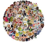 AUCEKO Paquete de 100 pegatinas para memes anime, juego de pegatinas de vinilo impermeables para ordenador portátil, niños, coches, motos, bicicletas, maletas de ordenador, pegatinas de graffiti