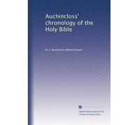 Auchincloss' chronology of the Holy Bible
