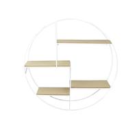 Aucune THE HOME DECO FACTORY ESTANTERIA REDONDA BLANCA, Madera, 50x12x50