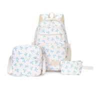 Aucuu 3pc Mochila Escolar Niña Adolescente, Mochila Escolar, Mochila para Niña, Mochila Chico Escolar Conjunto Niiña, Mochilla Escolare Grande Impermeable y Ligera, Mochilla Informal de Gran Capacidad