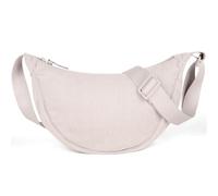 Aucuu Bolso Bandolera Para Mujer, Media Luna Impermeable Bolso Bandolera Pana, Casual Ligero Bolsa Crossbody Mujer con Correa de Hombro Ajustable, para Viaje, Compras, Escuela, Oficina-Blanco