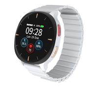 Audar E2 Reloj para Personas Mayores con GPS, SOS y Detección de Caídas | Control Remoto 24/7: Frecuencia Cardíaca, Presión Arterial, SpO2, Temperatura, Informes IA, Panel Web, Sin Móvil ni App