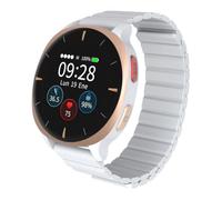 Audar E2 Reloj para Personas Mayores con GPS, SOS y Detección de Caídas | Control Remoto 24/7: Frecuencia Cardíaca, Presión Arterial, SpO2, Temperatura, Informes IA, Panel Web, Sin Móvil ni App