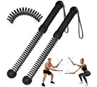 Audasi 2 Piezas Cuerda Batalla, Cuerda de Entrenamiento para Pesado Equipo de Entrenamiento Portátil Silencioso en Casa para Quema de Grasa Completo Brazos Glúteos Espalda y Piernas