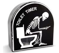 Audasi 5 Minutos Reloj de Arena Temporizador para Inodoro Juguete de Decoración para Hogar Jardín Regalos Divertidos para Hombres Marido Papá Regalo de Cumpleaños y Halloween