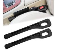 Audasi Paquete De 2 Rellenos Para Espacio De Asiento De Coche, Relleno De Asiento Para Coche Organizador Universal A Prueba De Fugas Tira De Relleno Tool Para Coche SUV Camión(Negro)