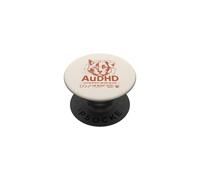 AuDHD Autismo Y TDAH Perro Gato Ambos PopSockets PopGrip Adhesivo