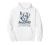 AuDHD Autismo Y TDAH Perro Gato Ambos Sudadera con Capucha