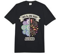 AuDHD Dos Sistemas Operativos Un Cuerpo Arte Adulto Comfort Colors Adult Heavyweight T-Shirt