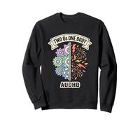 AuDHD Dos Sistemas Operativos Un Cuerpo Arte Adulto Sudadera