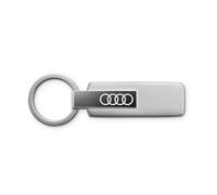 Audi 3182501800 - Llavero de acero inoxidable, con emblema de anillos de Audi, color plateado