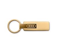 Audi 3182501820 - Llavero de acero inoxidable con emblema de anillos de Audi, color dorado