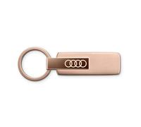 Audi 3182501830 - Llavero de acero inoxidable, con emblema de anillos de Audi, color rosa