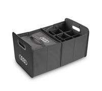 Audi 3292600400 - Bolsa de transporte plegable para maletero, color negro, con logotipo de Audi
