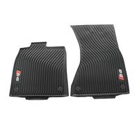 Audi 4 g1061221b 041 Alfombrillas de pie de Goma con S6 Logo Original Allwetter Alfombrillas 2 x Delantero Alfombrillas de Goma Negro