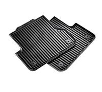 Audi 4h0061511041 Goma felpudos Trasera, 2 Unidades, Color Negro