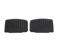 Audi 4J3061511041 Alfombrillas de Goma para Todo Tipo de Clima, 2 Alfombrillas de Goma traseras, Alfombras Coche, Color Negro