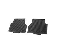 Audi 4K0061511A041 - Juego de 2 Alfombrillas de Goma traseras para Todo Tipo de Clima, sin Puntos de fijación, Color Negro
